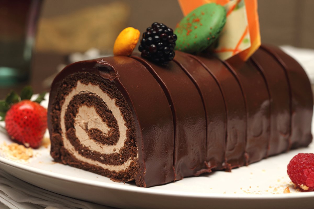 Рулет Swiss Roll шоколад
