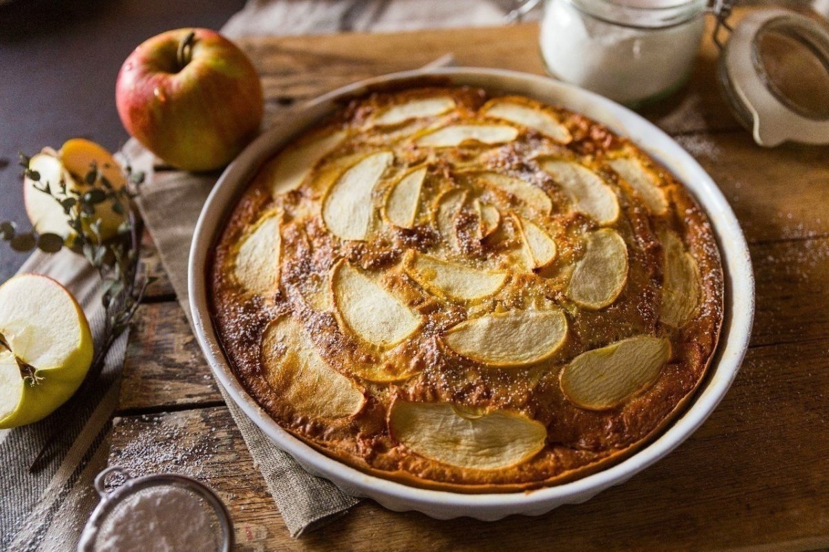 Английский пирог с яблоками