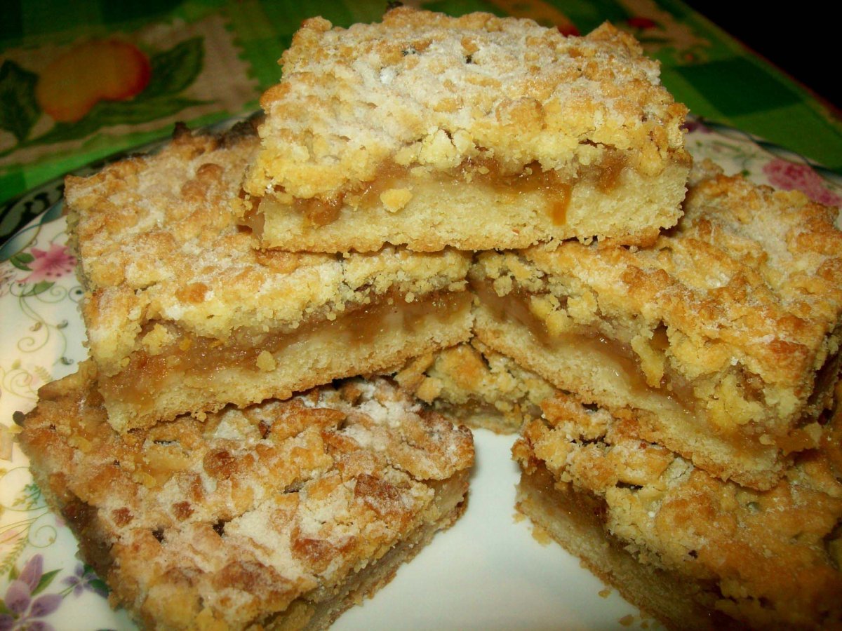 Заливной яблочный пирог Цветаевский