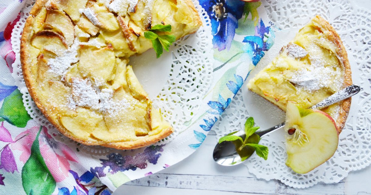 Форма для шарлотки с яблоками