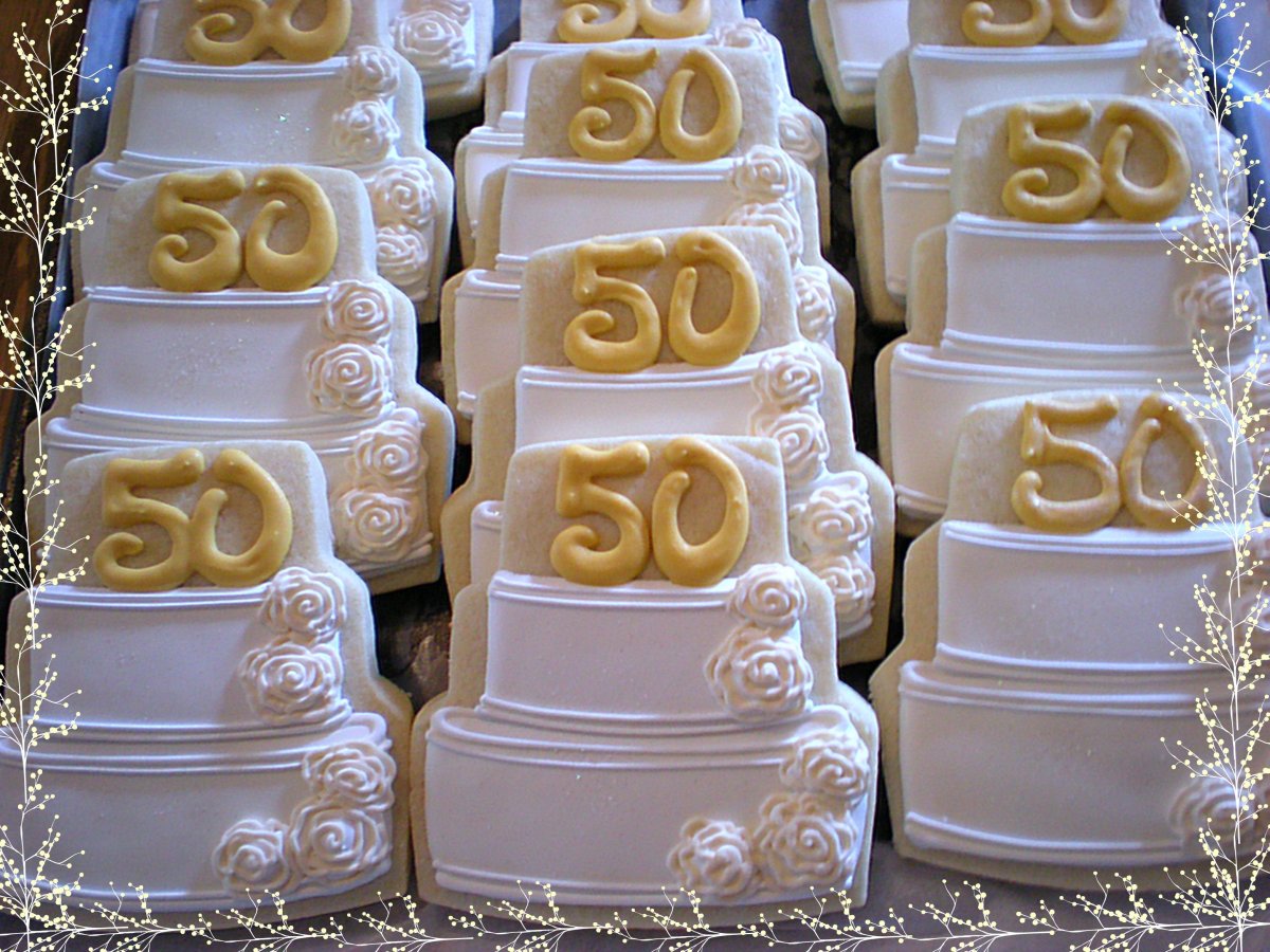 Пряники на день рождения женщине 50 лет
