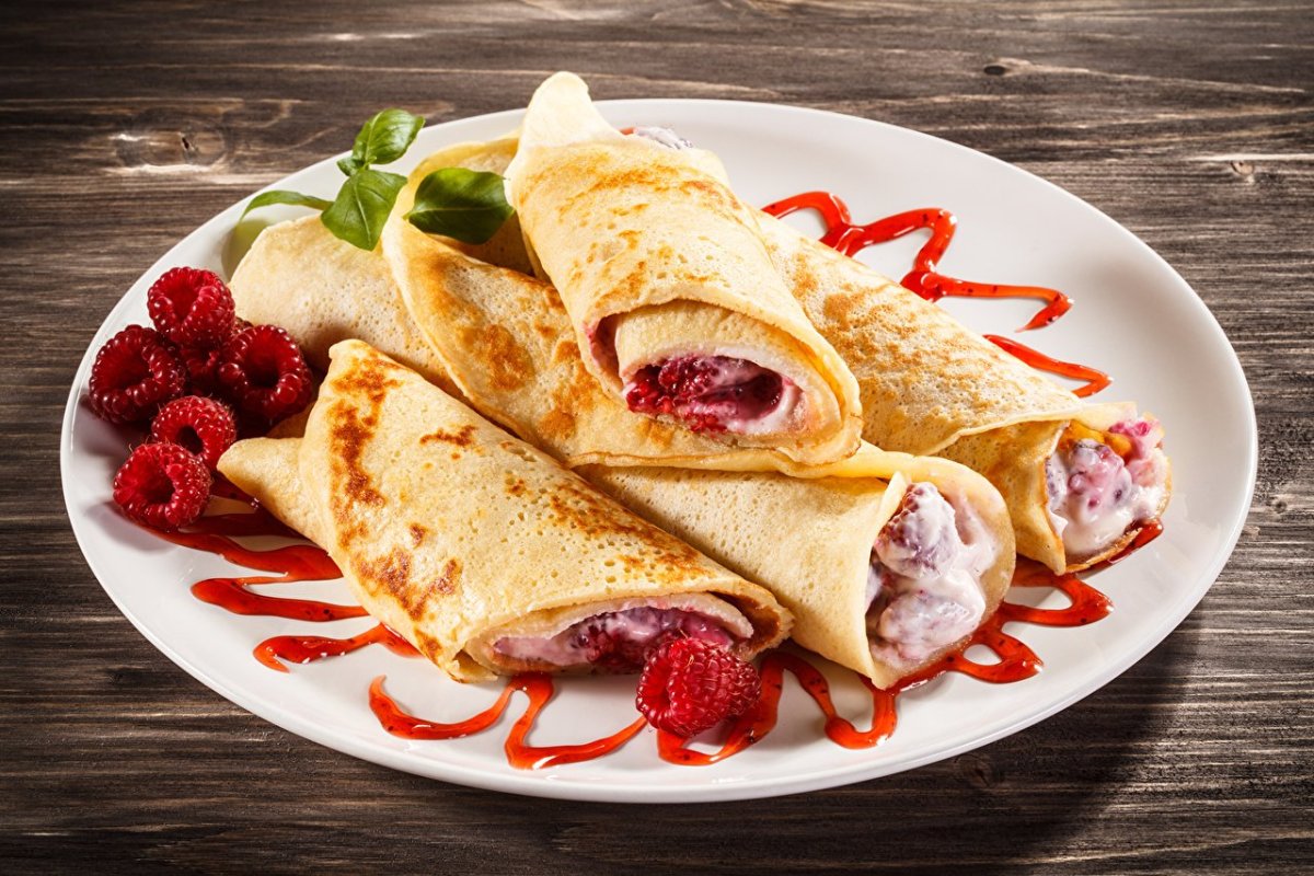 Блины с разными начинками