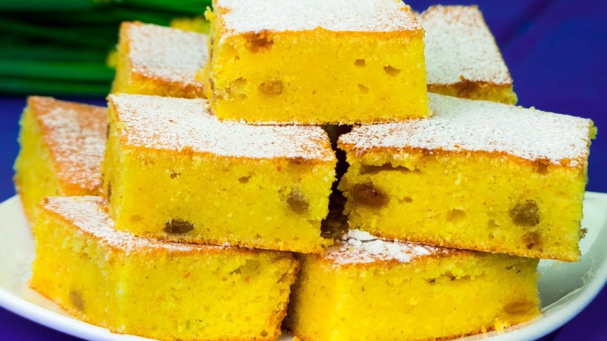 Десерт из кукурузной крупы