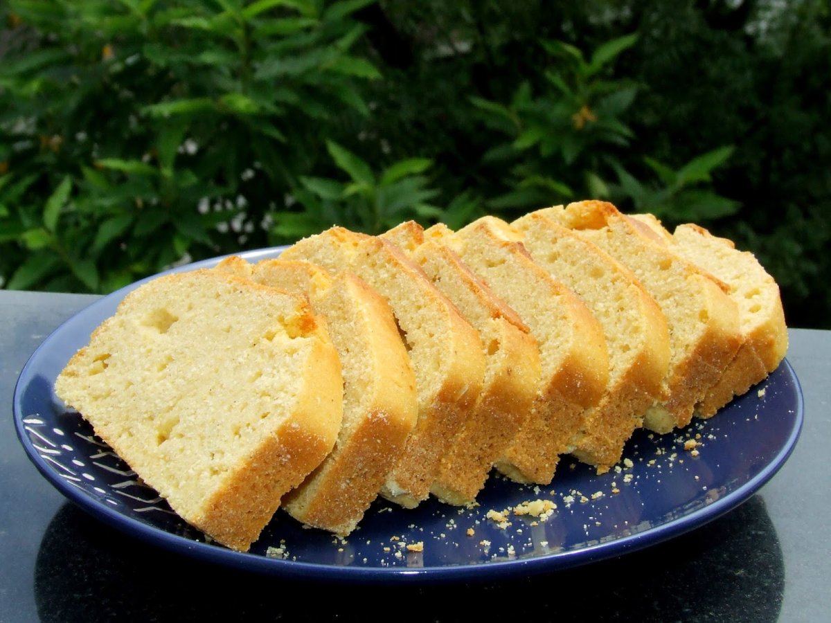 Кукурузная каша с персиком