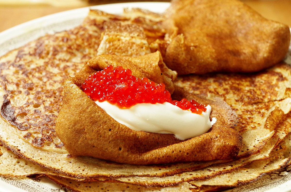 Блинчики с мясом