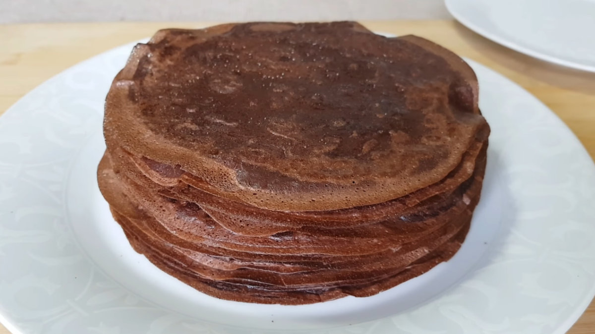 Шоколадные блины Веганские