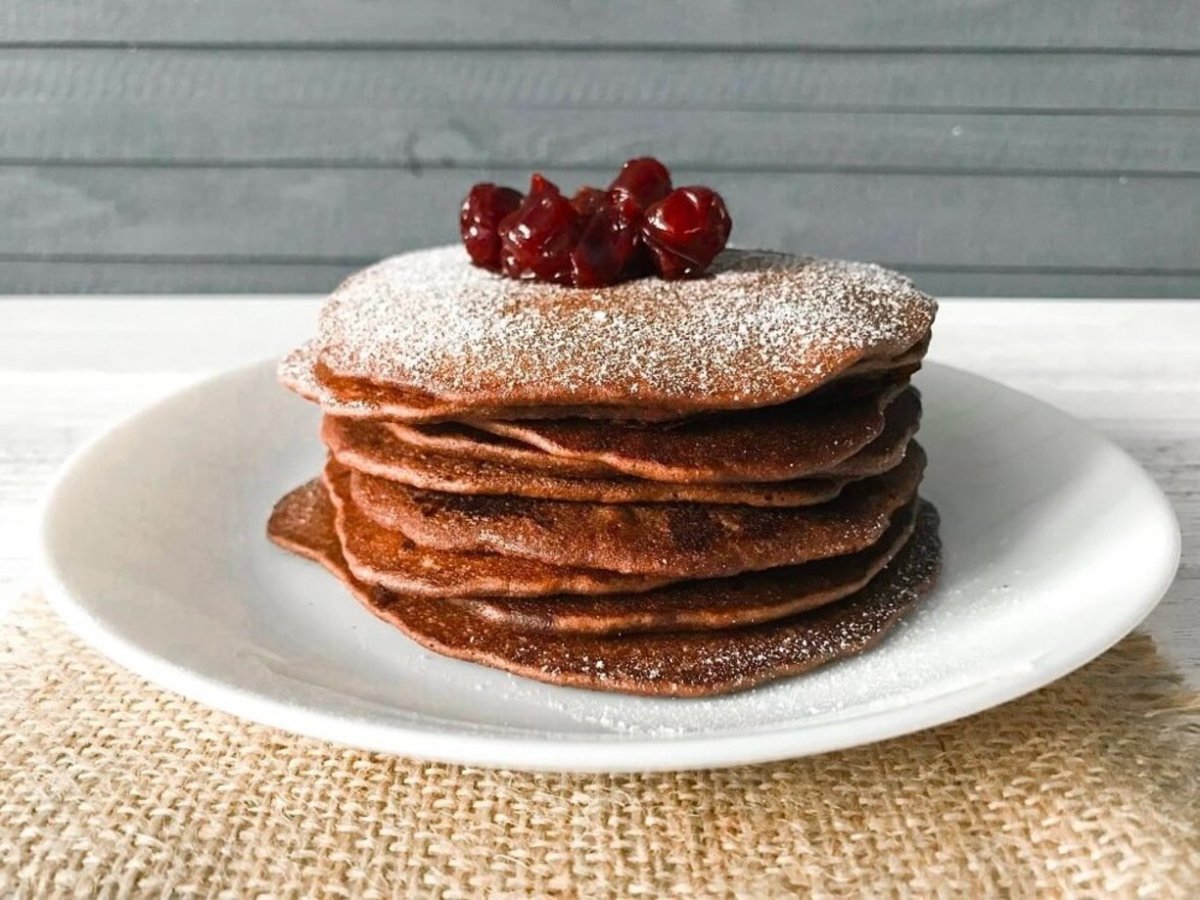 Шоколадные блинчики с какао