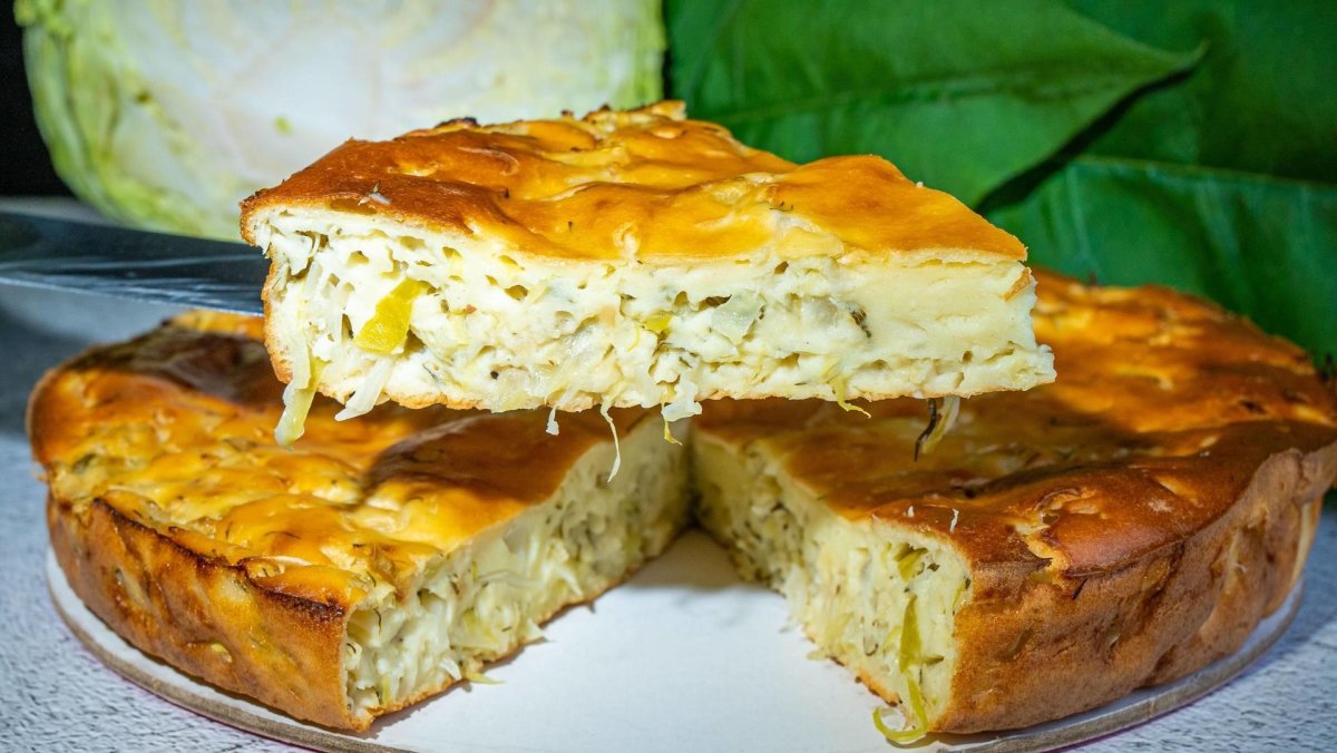 Капустный пирог кето