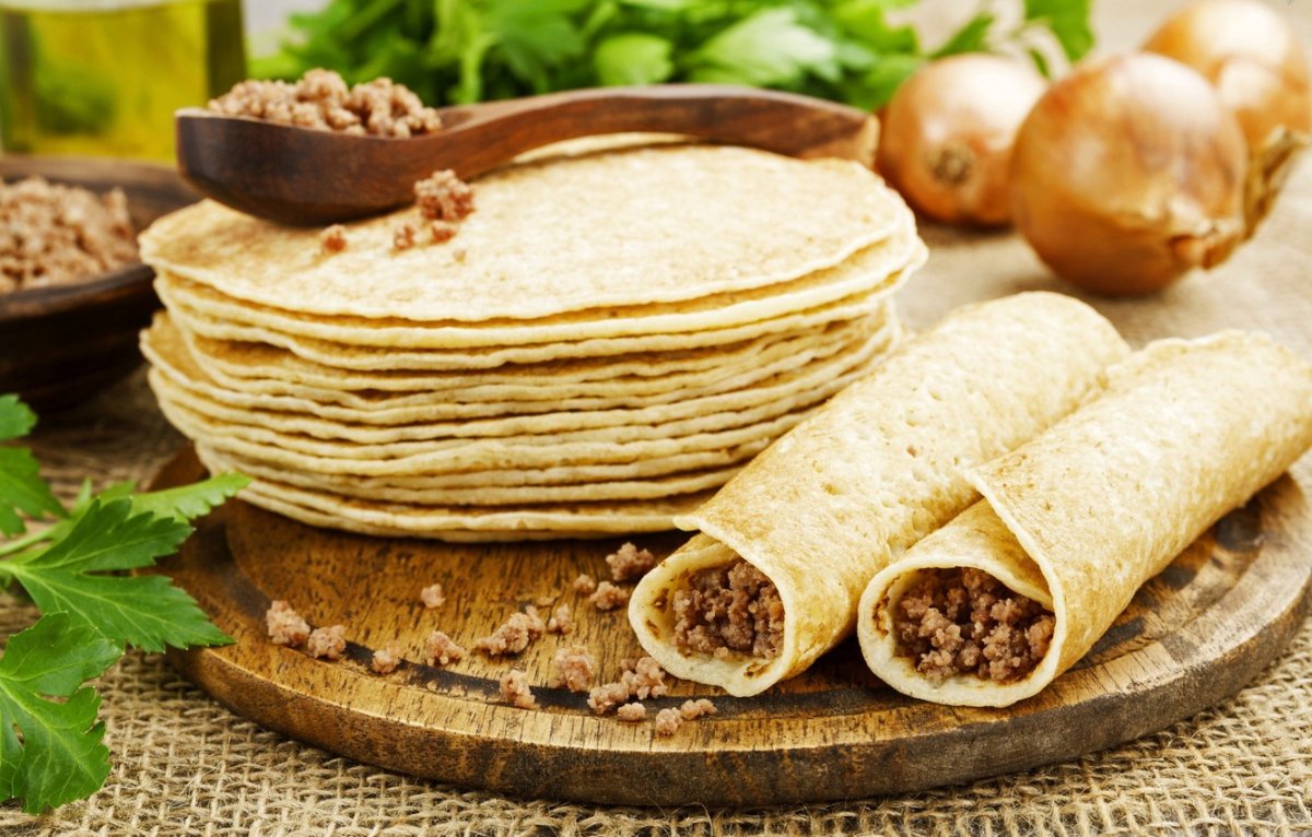Блинчики с мясом