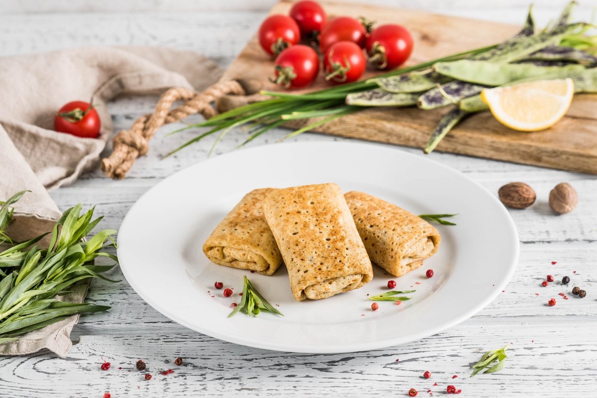 Блины с мясом