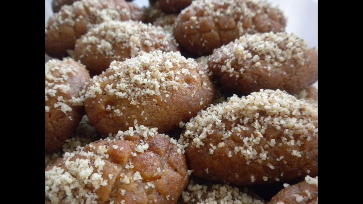 Фавернуха печенье с медом и орехами Рождество Польша