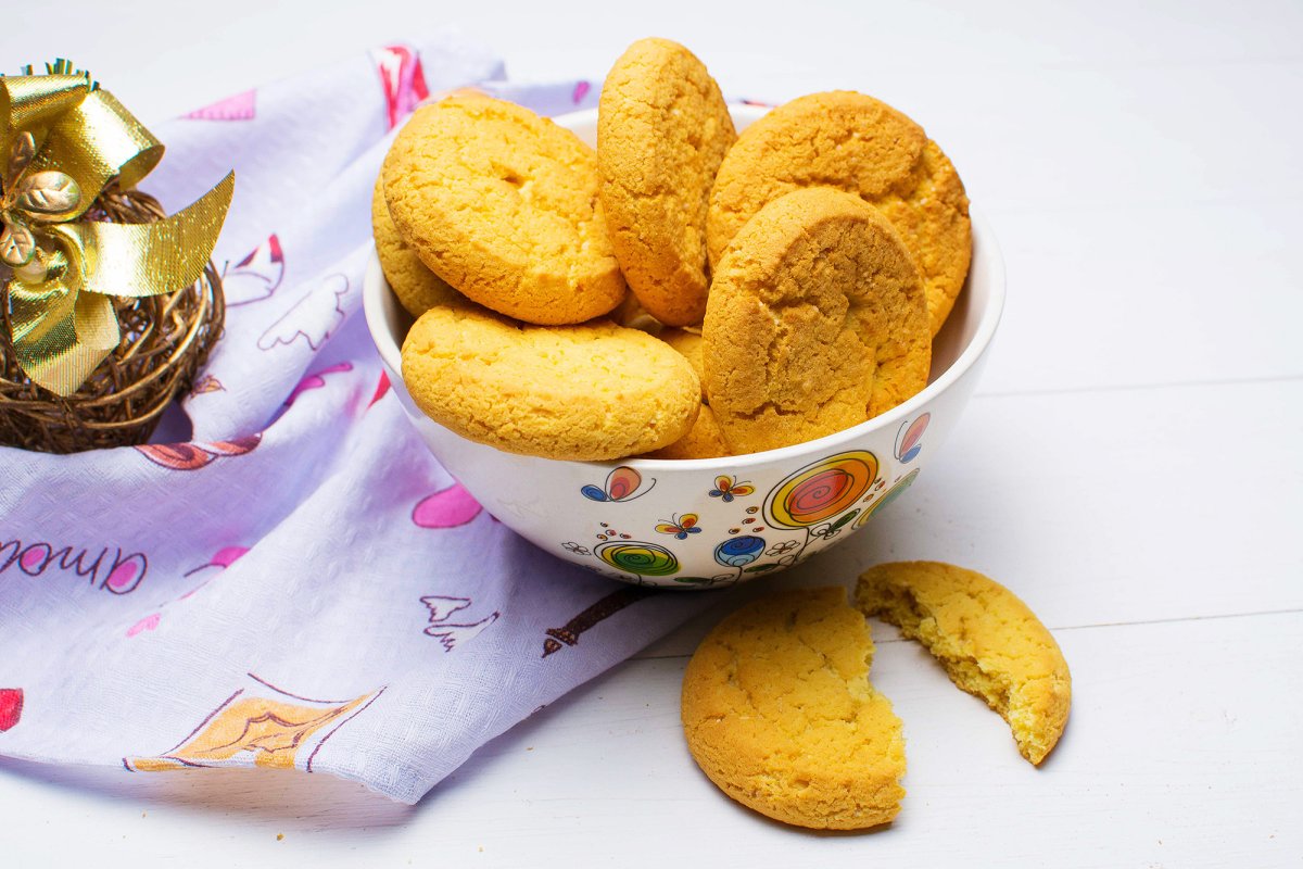 Печенье из кукурузной крупы