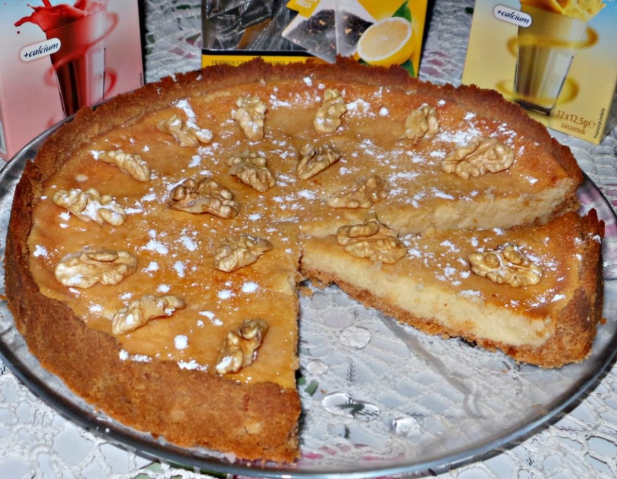 Пирог со сгущенкой