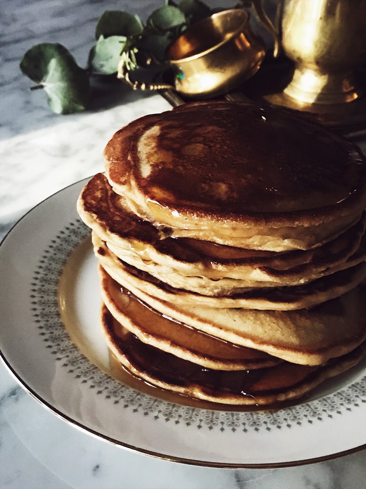 Блины с маслом