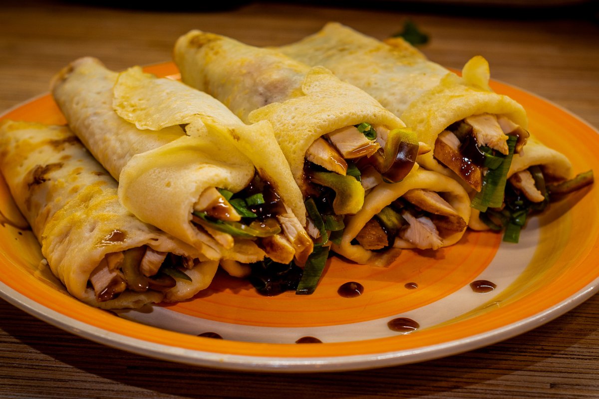 Блины с куркумой