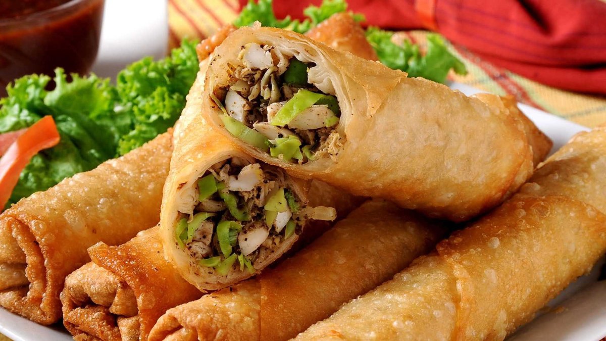 Блинчики с семгой и маскарпоне