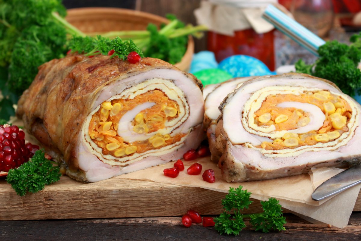 Блины с курицей