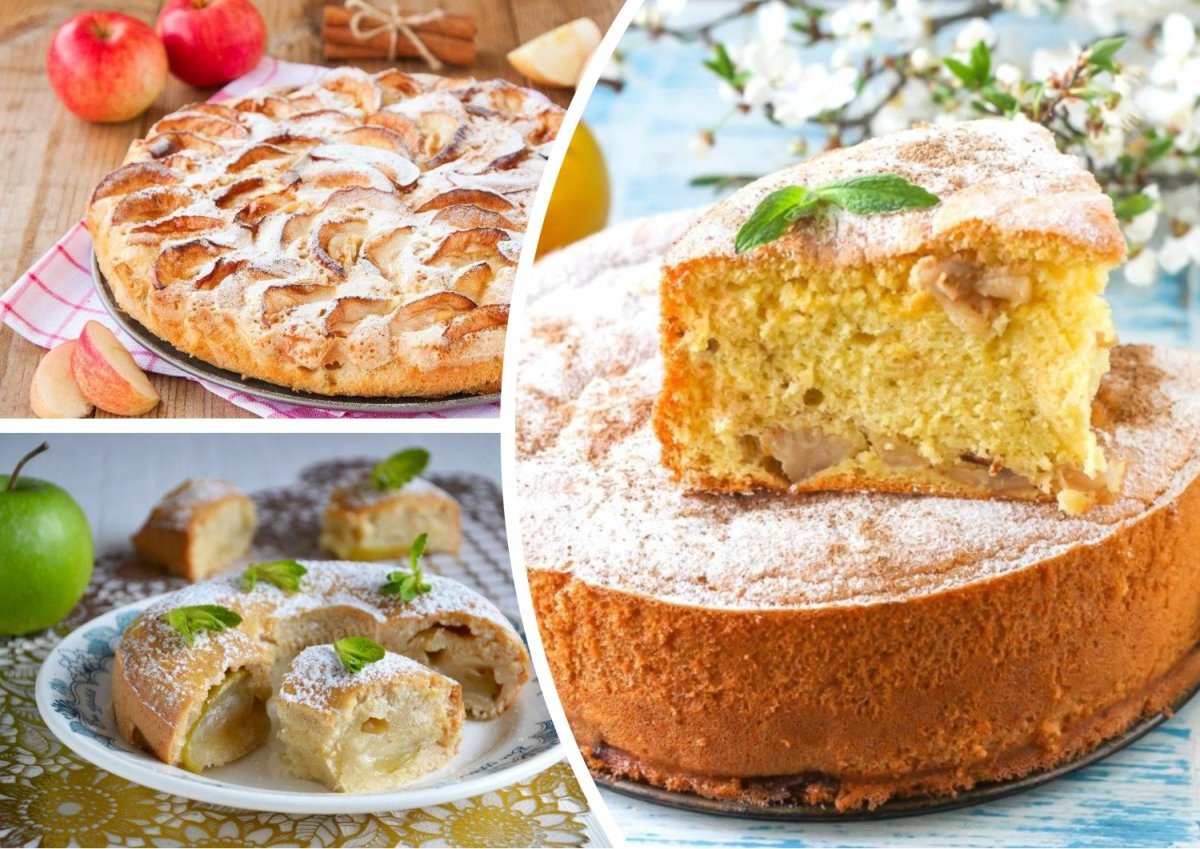 Шикарная шарлотка с яблоками