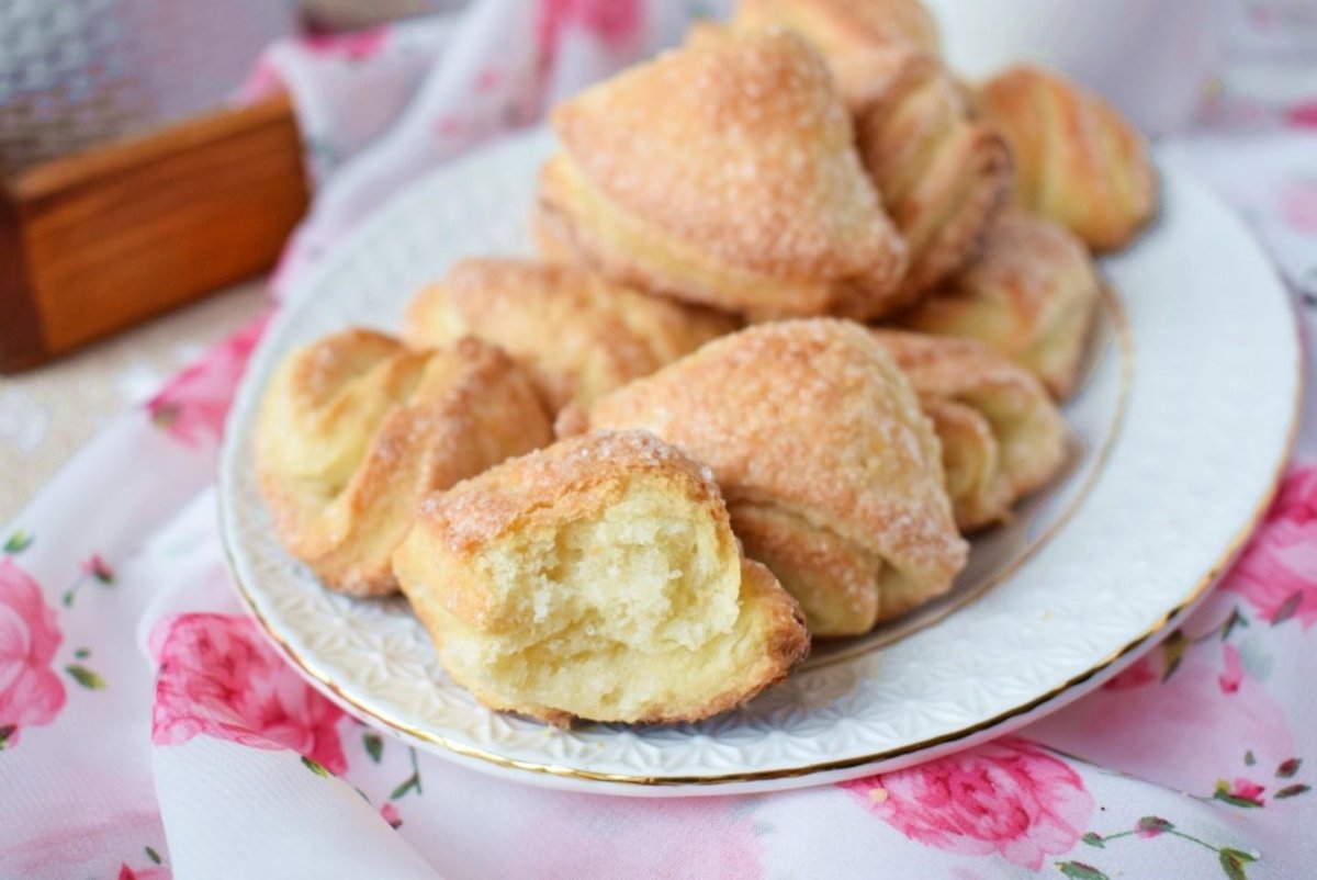 Рогалики с творогом