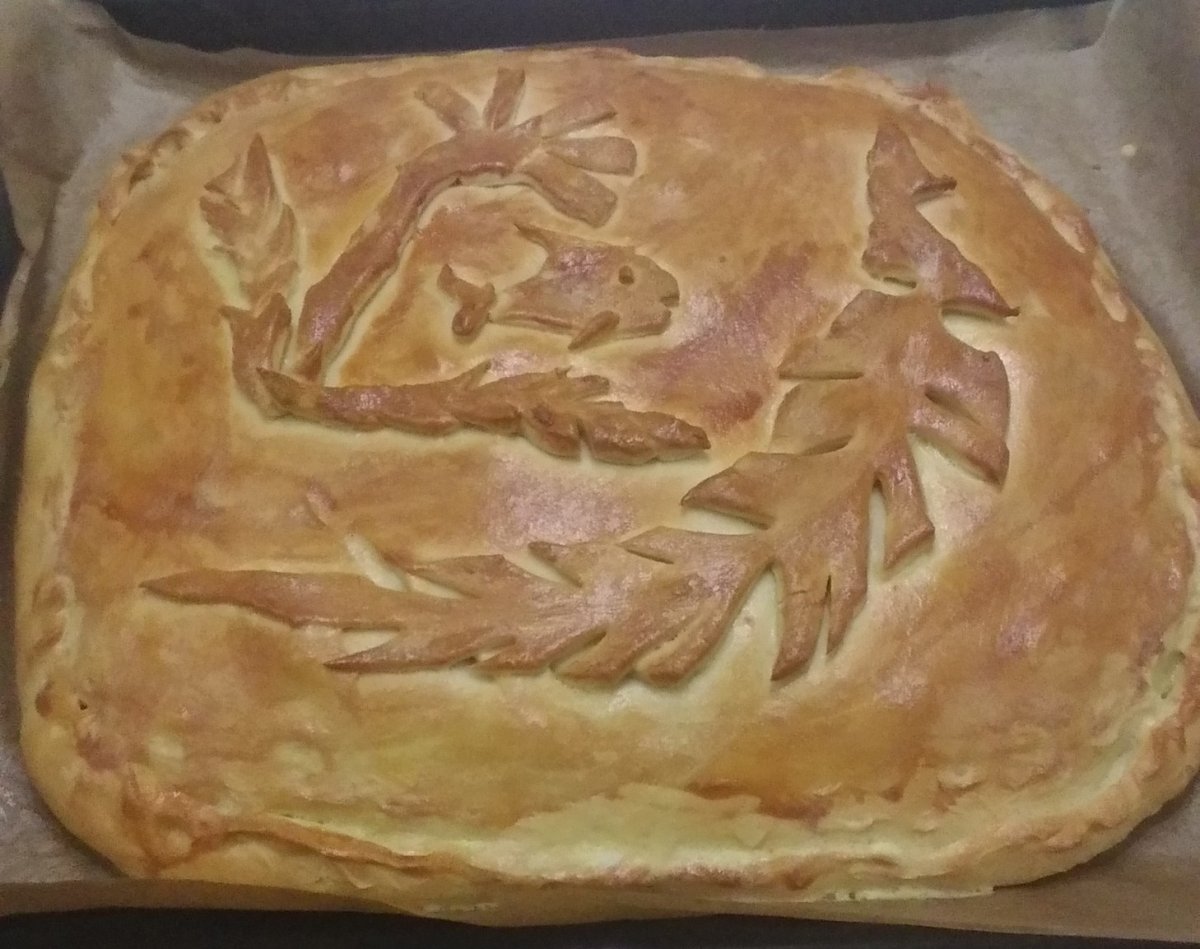 КИШ Лорен с семгой