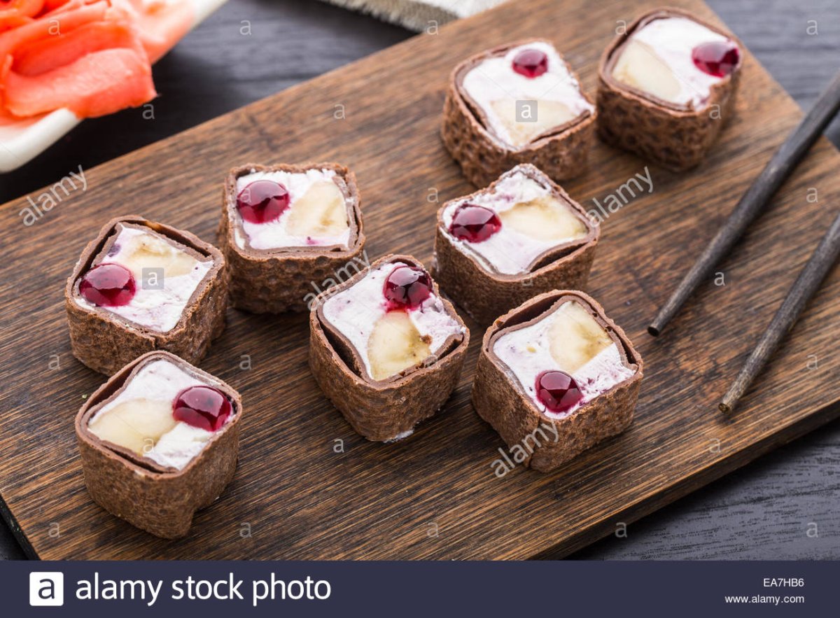 Сладкие суши роллы