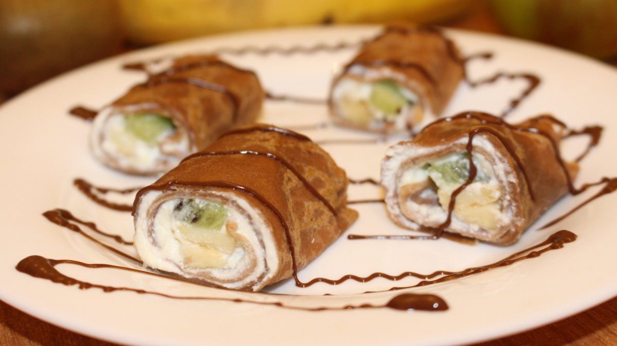 Блины мешочки с начинкой