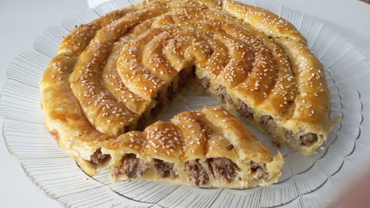 Пирог улитка