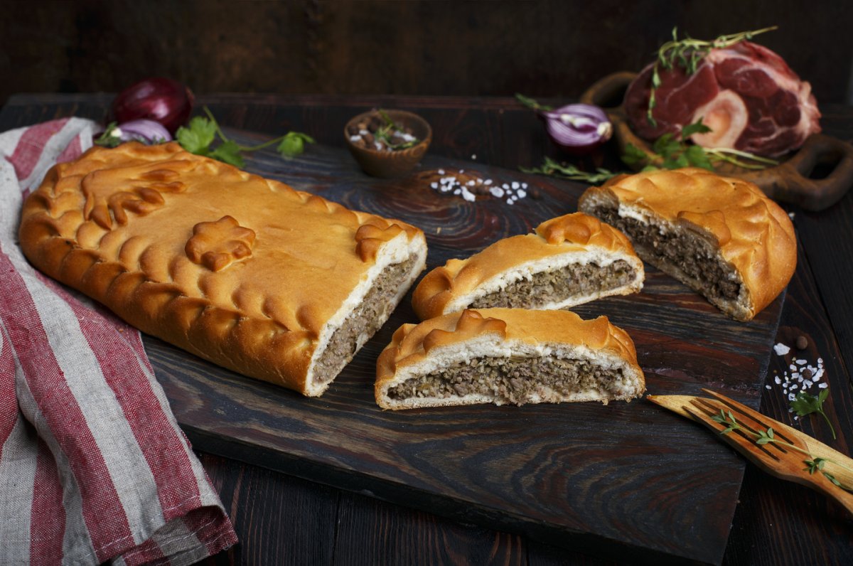 Красивые пироги с мясом