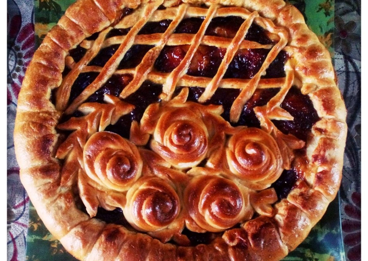 Шарлотка с яблоками Юлии Высоцкой