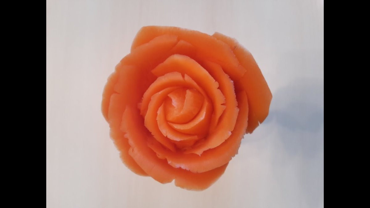 Украшения из моркови