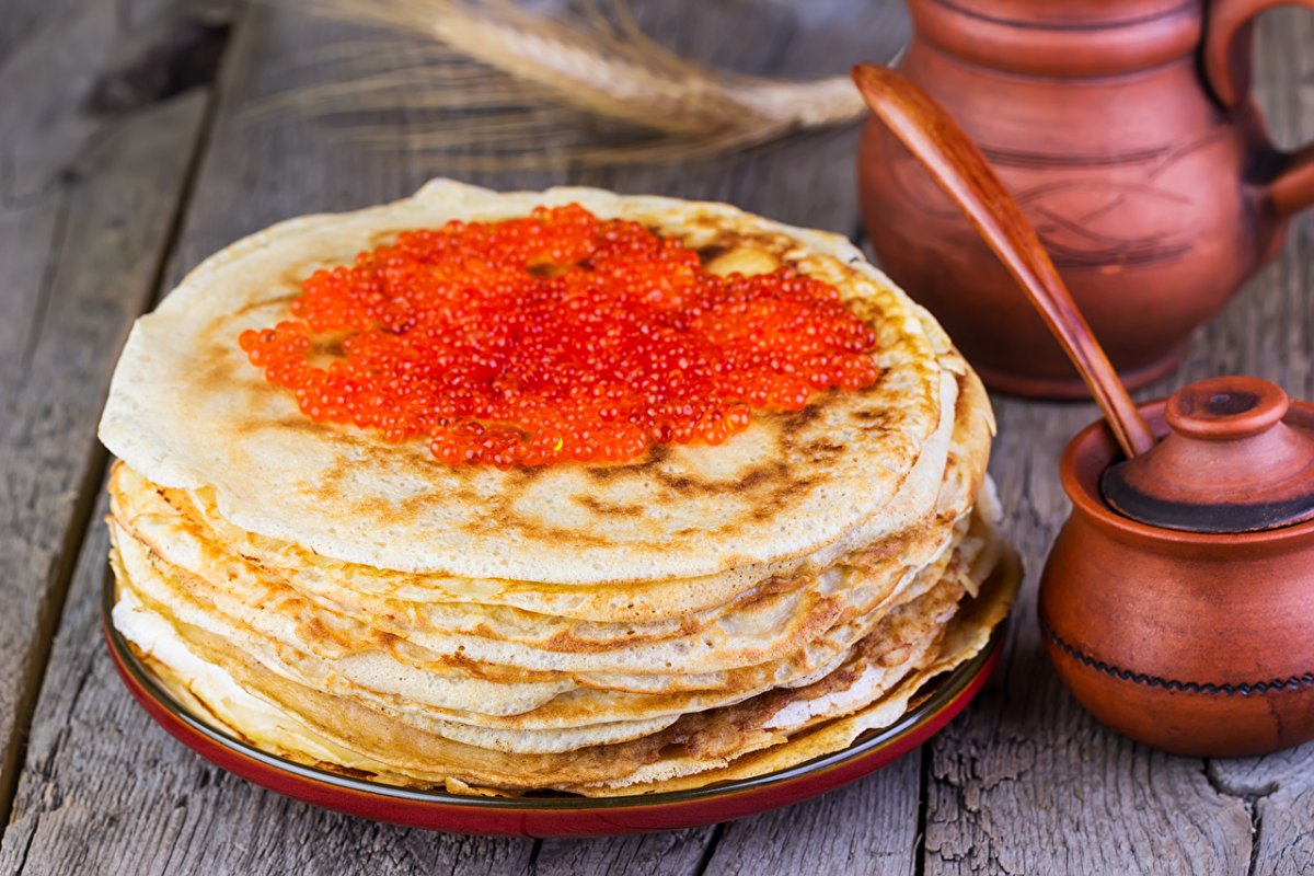 Блины с чаем
