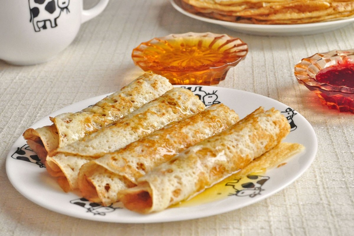 Блинчики с джемом