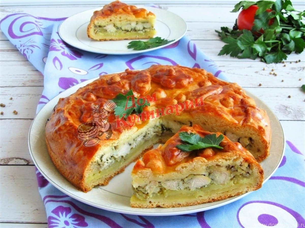 Пирог с курицей