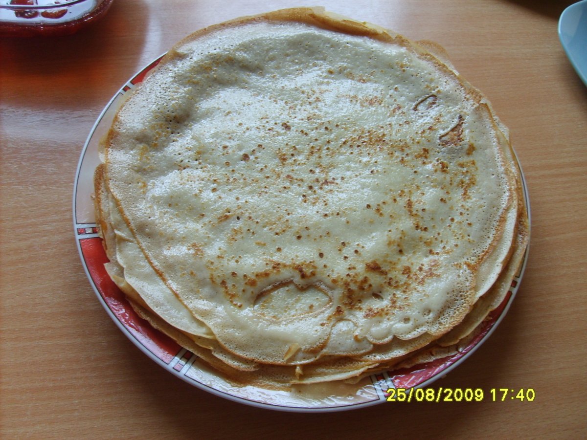Блины скороспелые на молоке
