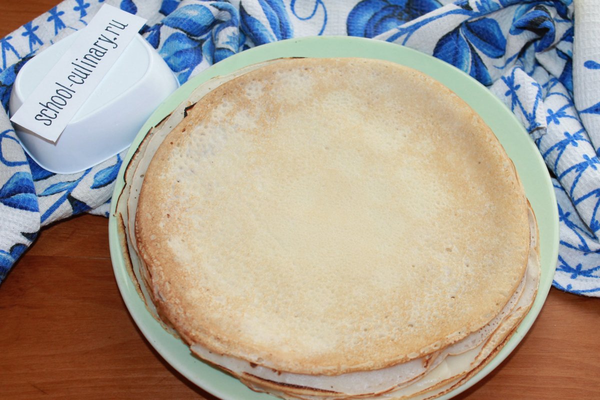 Блины с маслом
