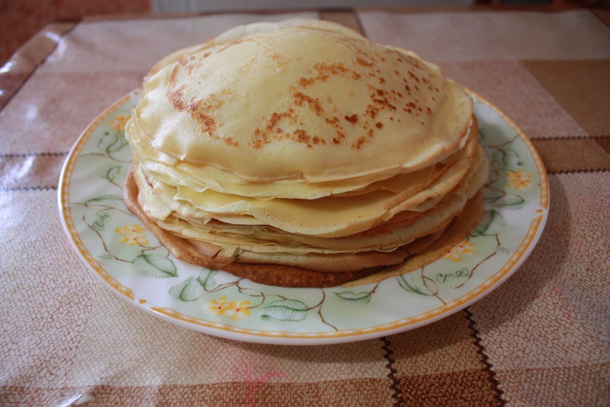 Блины на молоке