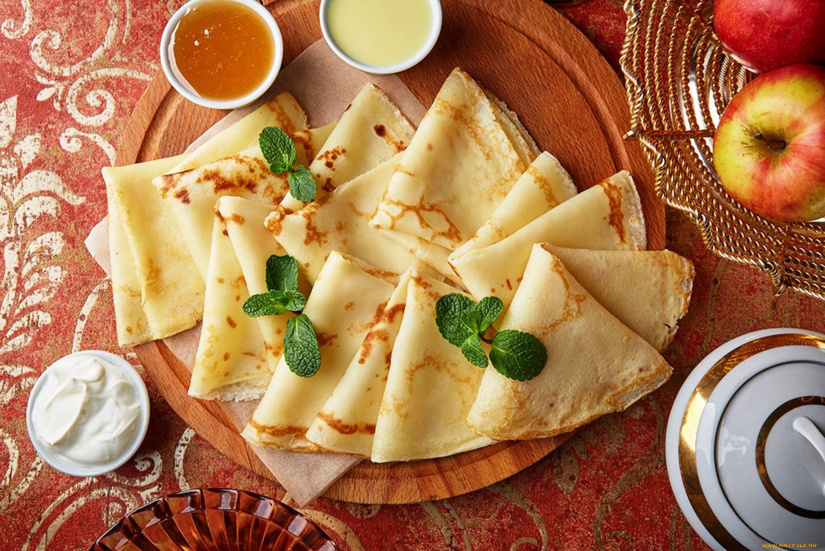 Блинчики с джемом