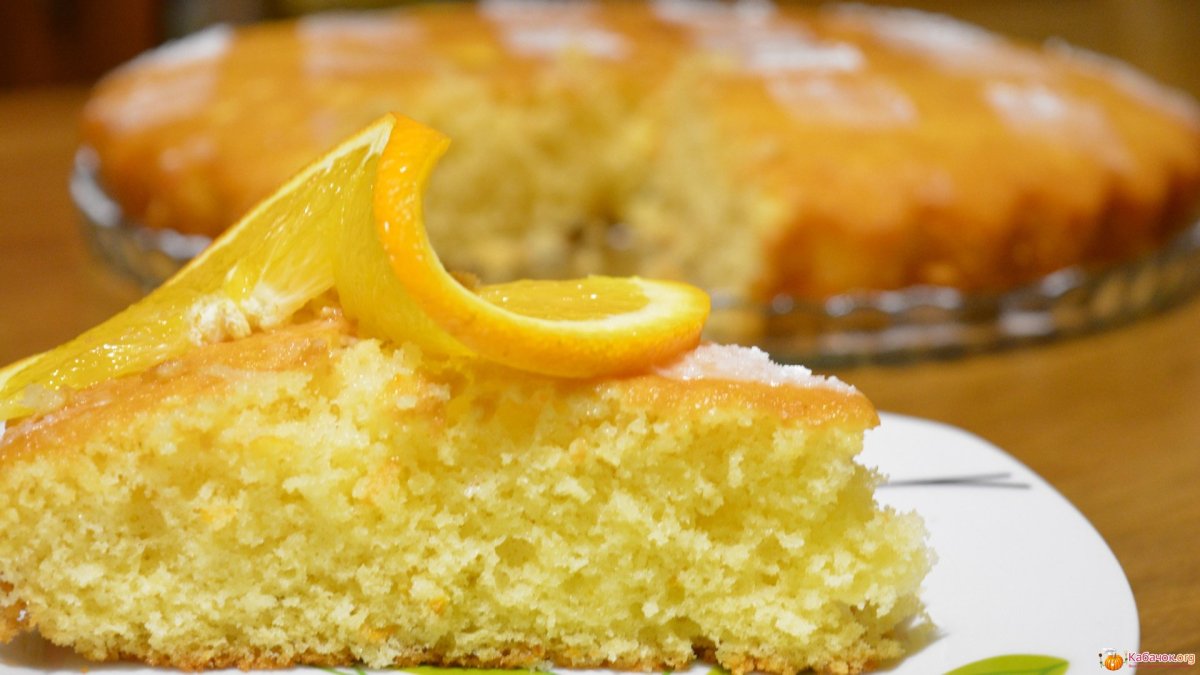 Пирог с лимоном и апельсином