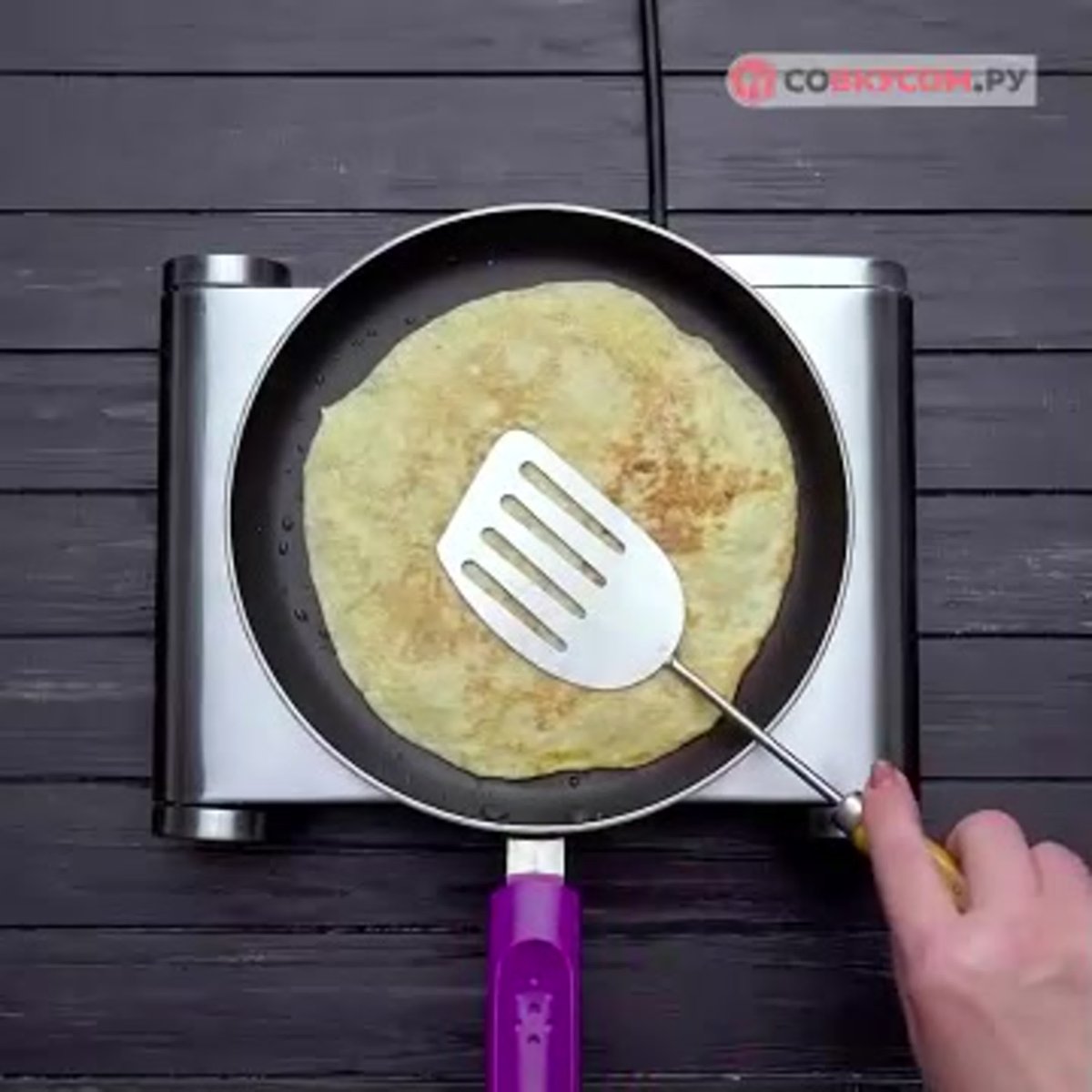 Пышные дрожжевые блины