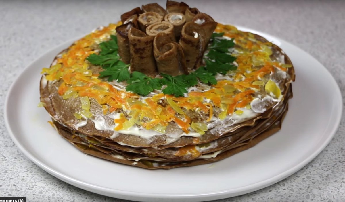 Запеканка из печени с яйцом