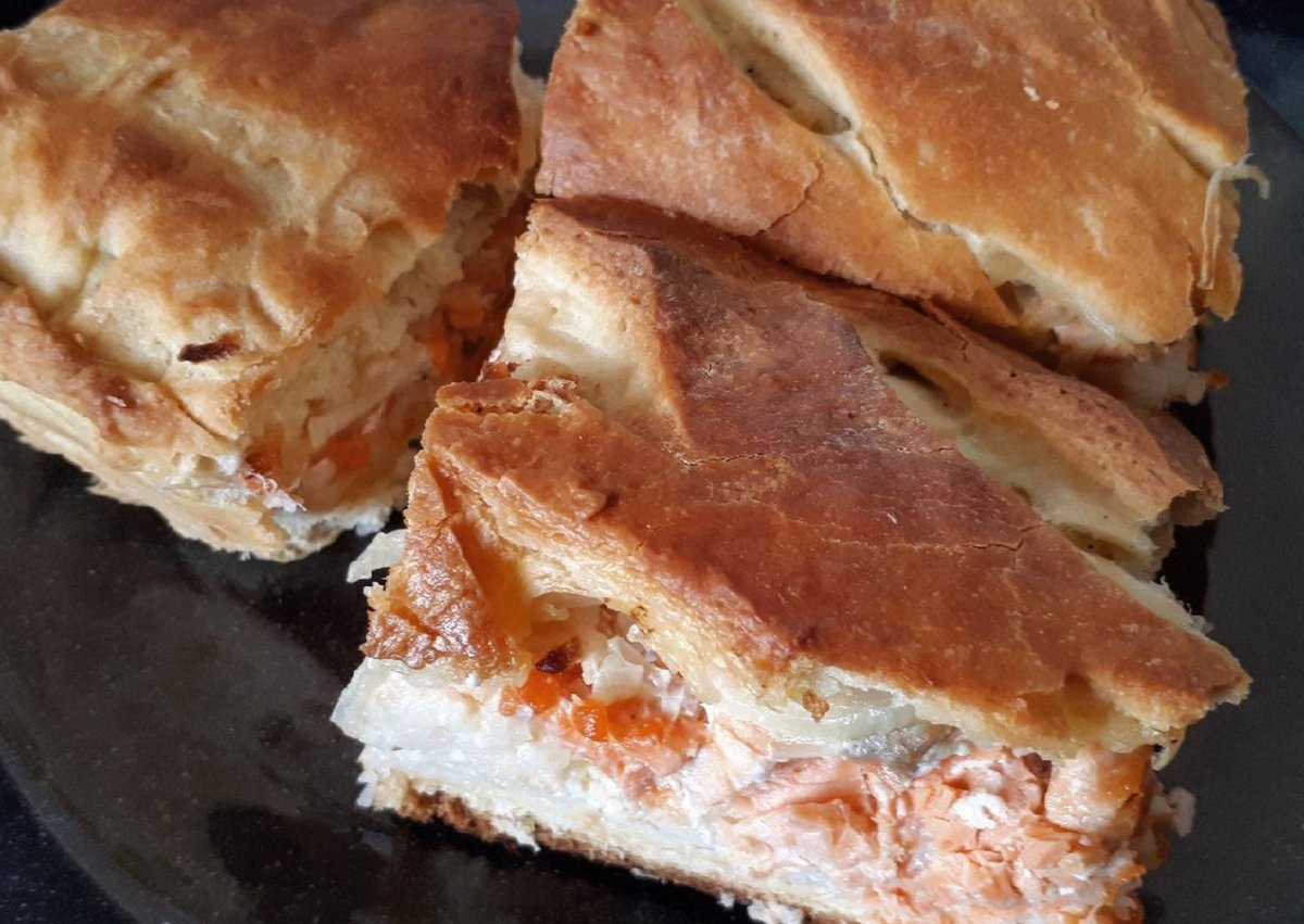 Уральский рыбный пирог