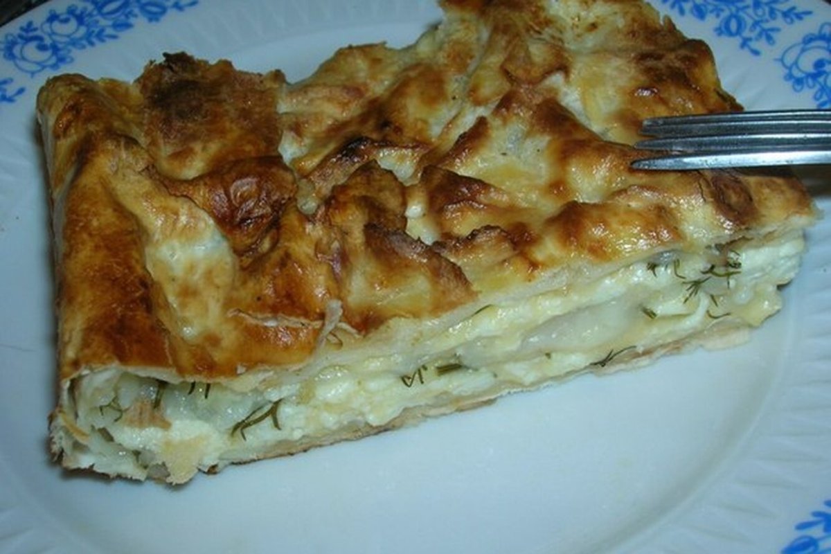 Пирог из лаваша
