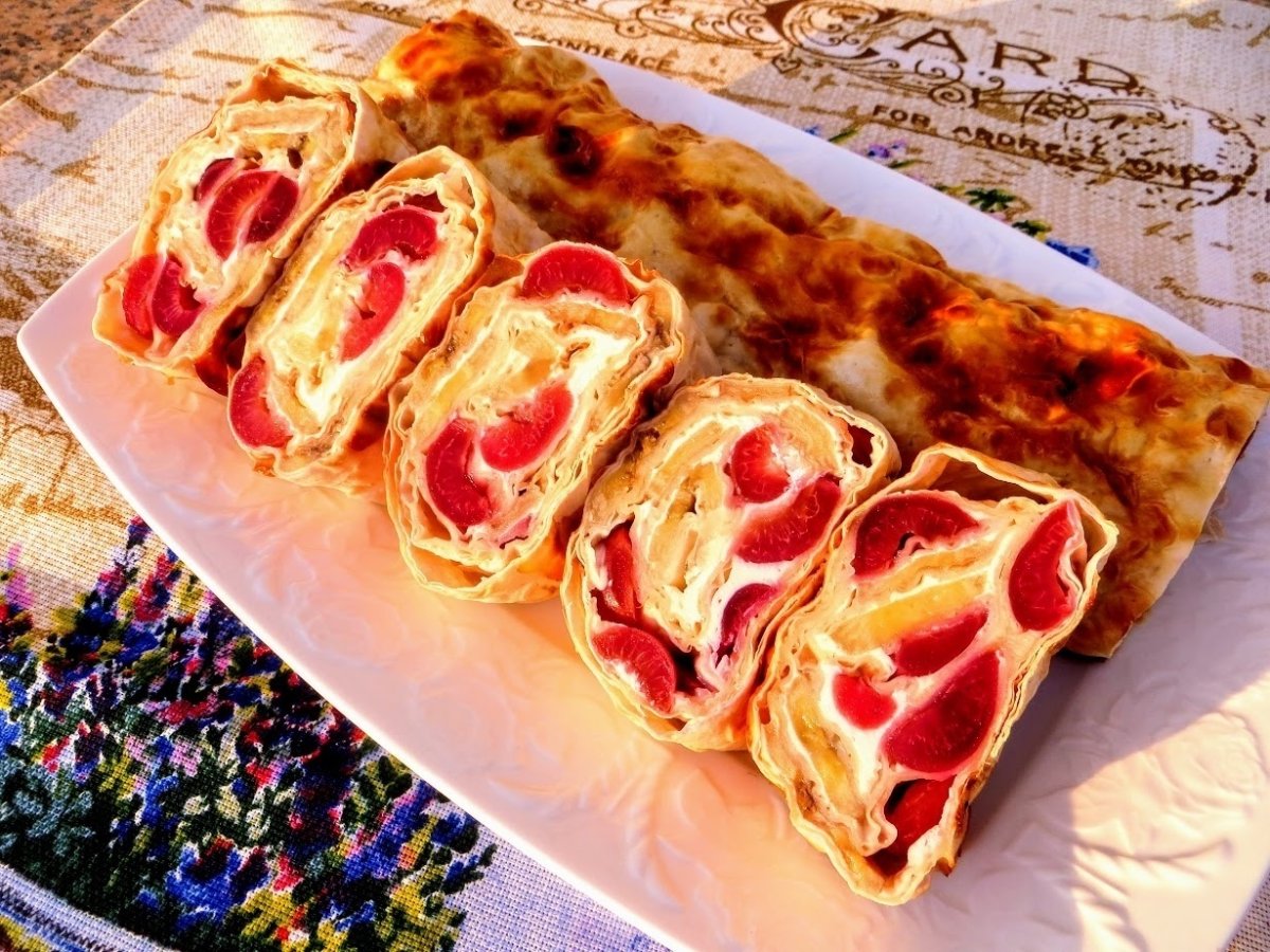 Мясной пирог из лаваша