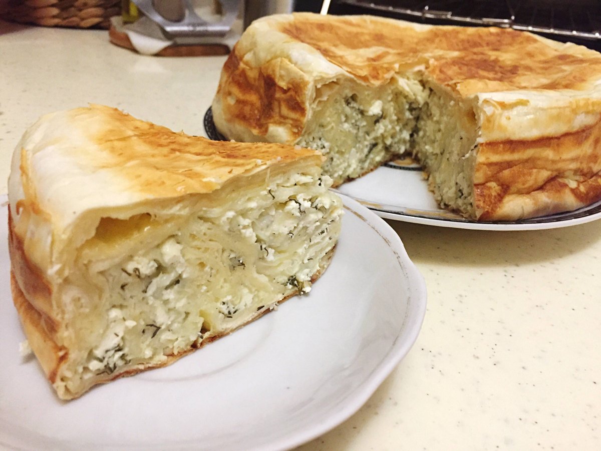 Пирог из лаваша