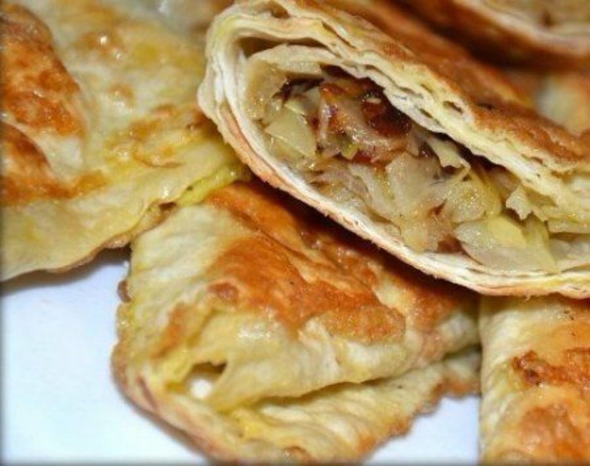 Пироги из лаваша на сковороде