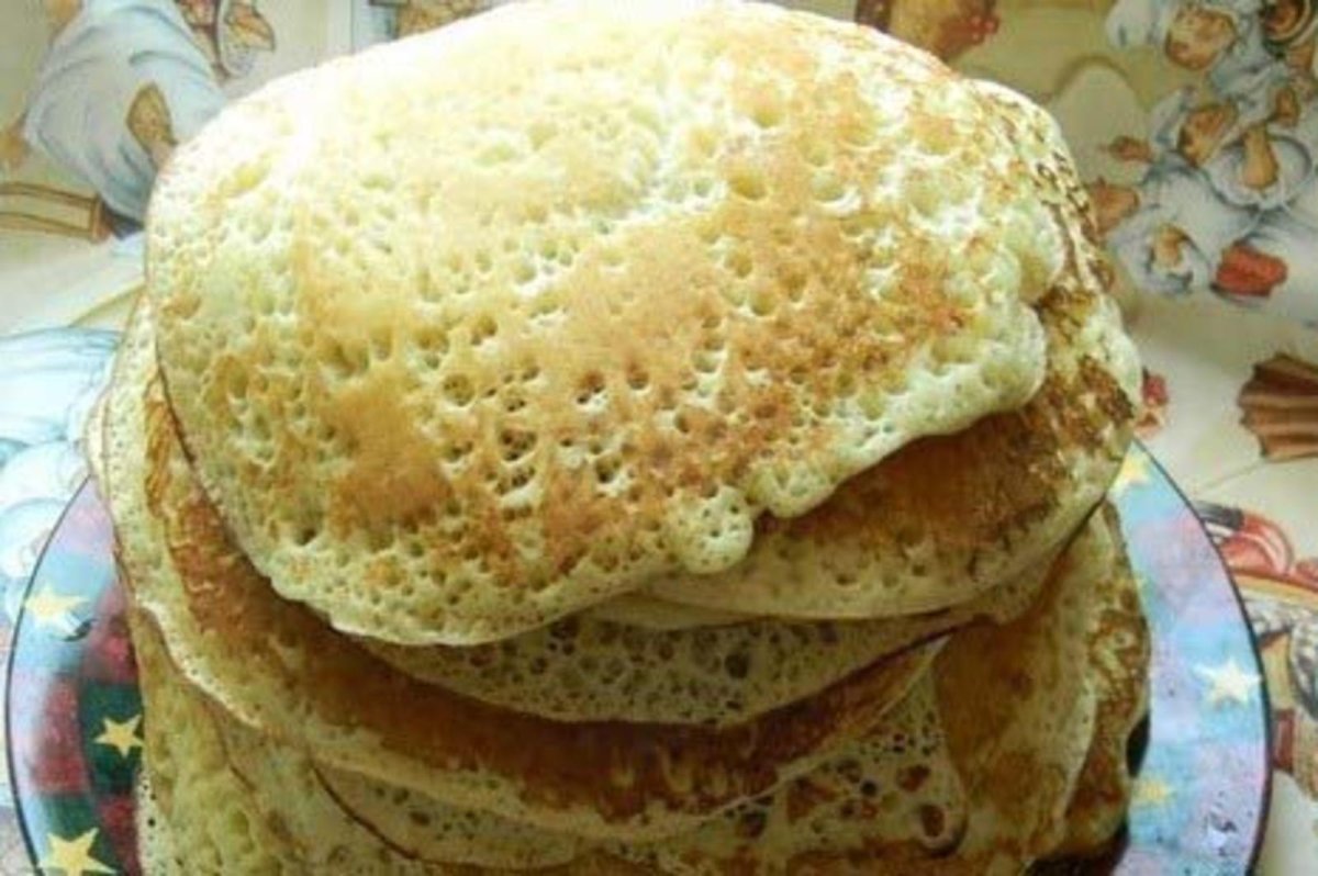 Блины на сыворотке