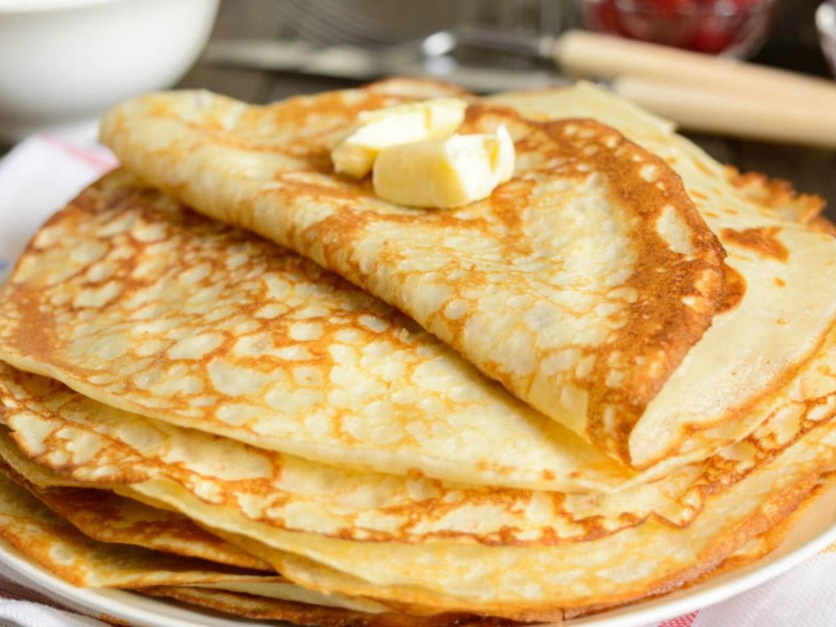 Ажурные блинчики на кефире
