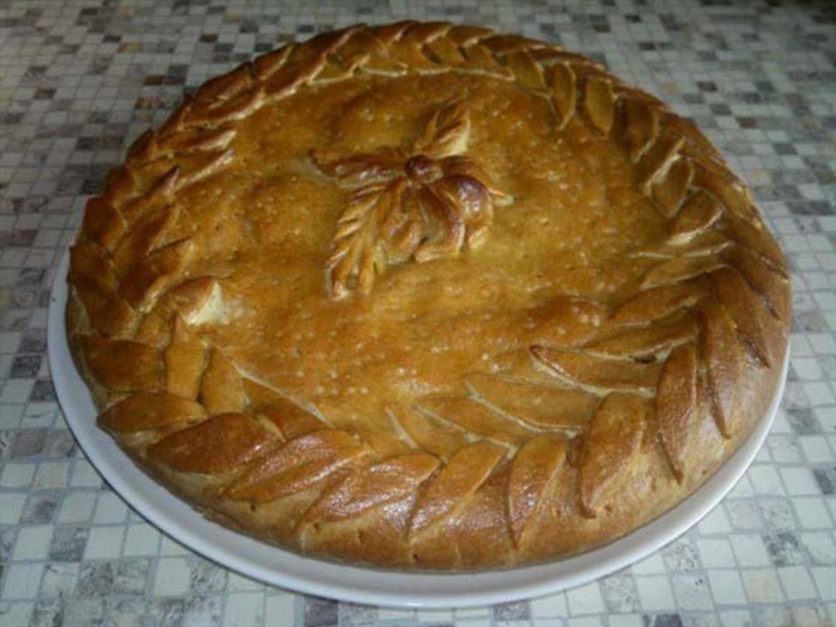 Куриные розочки с овощами