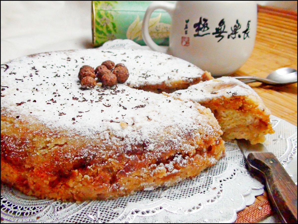 Варшавский пирог с яблоками