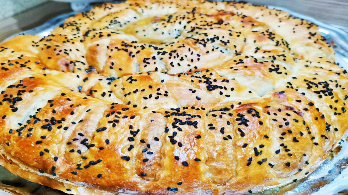 Шикарный пирог с персиками